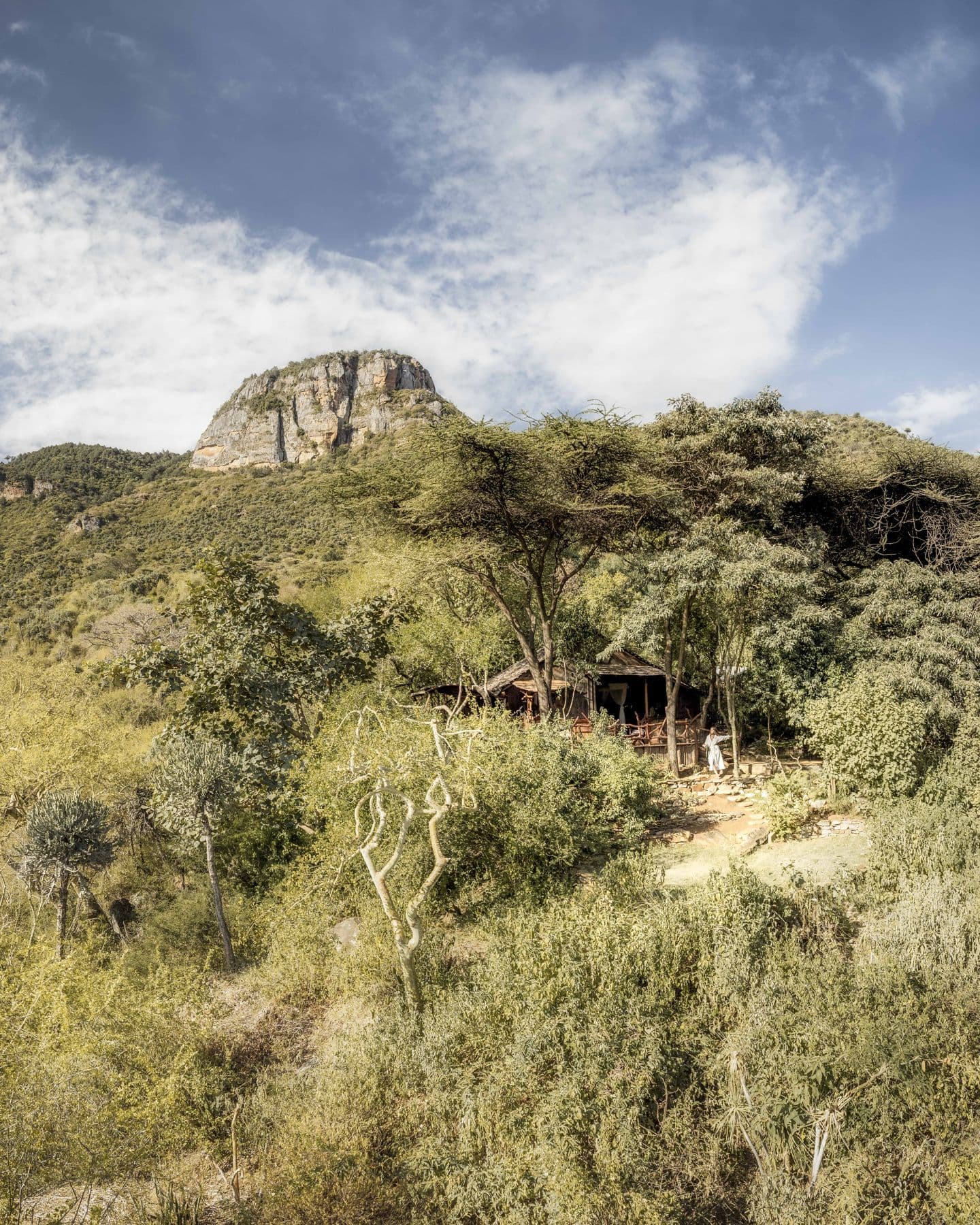 Mount Nyiro above the lodge