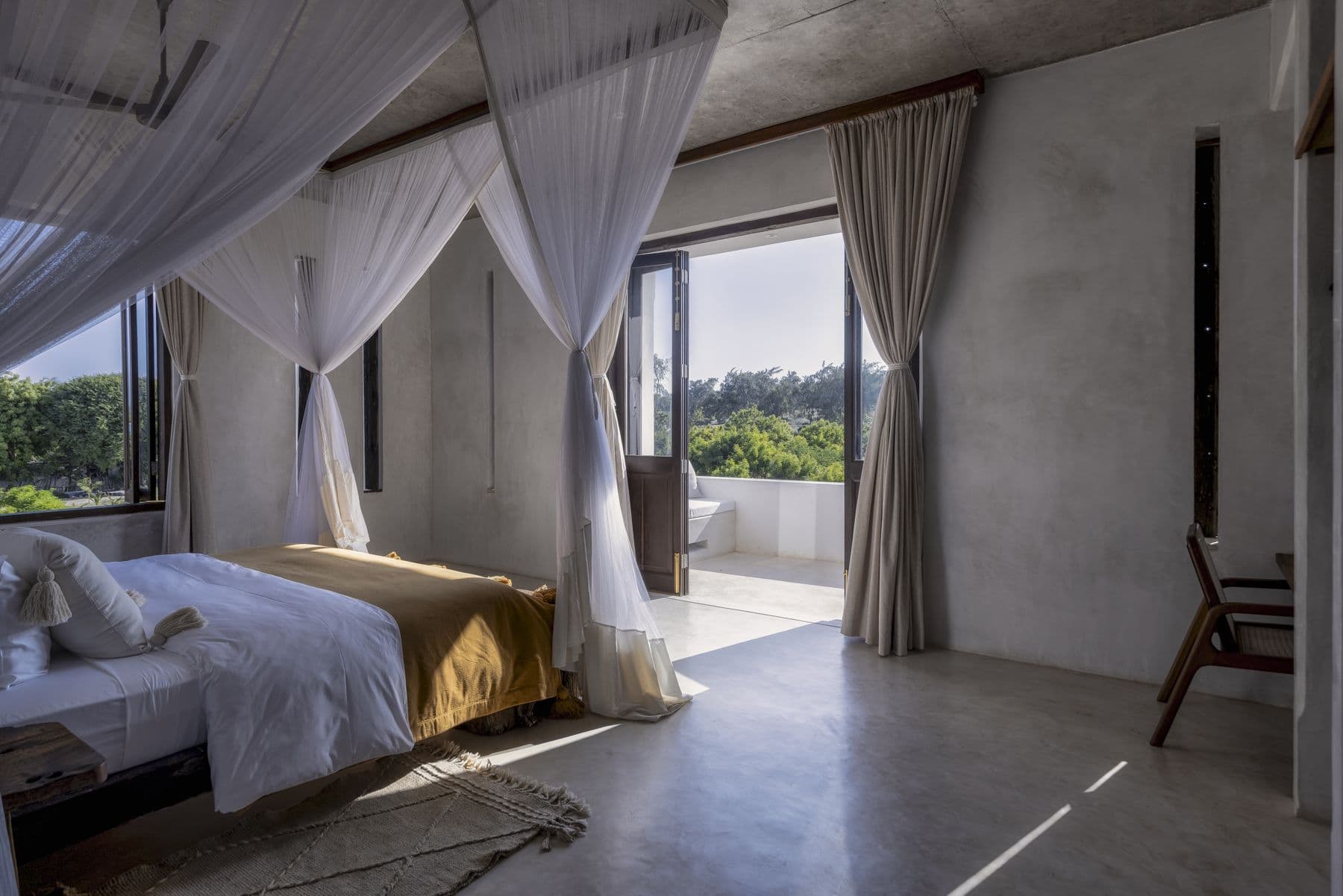 Dune-facing guest room with a view